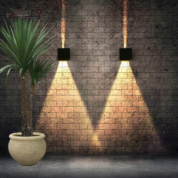 LED Wall Light 7W/10W Outdoor Waterproof Porch Garden Indoor Lamp Bedroom U7L5 