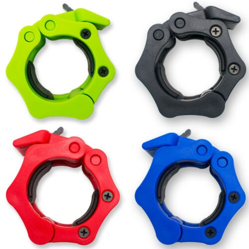 Details about   2" Lock Jaw Collars Olympic Barbell Clip Muscle Clamps Bar Weights Lifting 1pair 