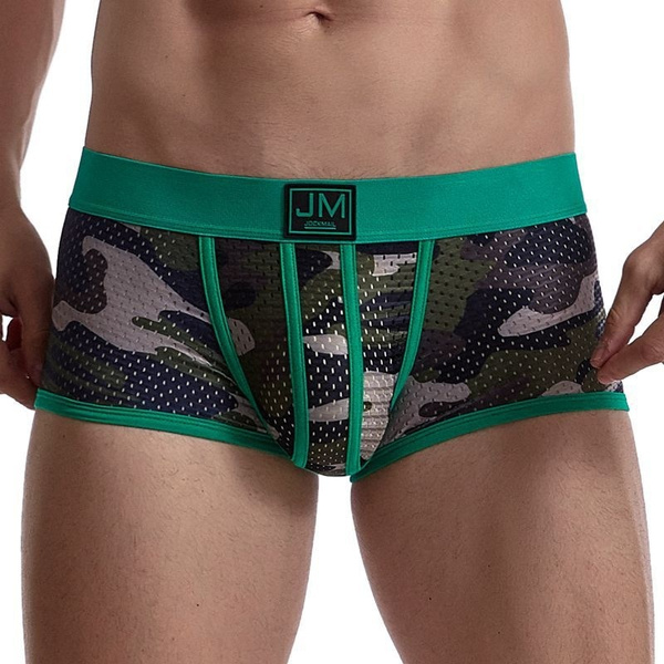 Men Camouflage Boxer Underwear Breathable Mesh Underwear Boxershorts Men  Sexy Calzoncillos Hombre Underwear | Wish