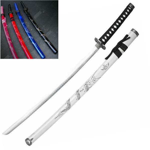 40 Samurai Sword Metal Blade Dragon Engraved Wood Scabbard Katana Sword Ninja Sword Training Sword Practice Sword Home Decor Wish