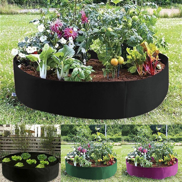 Round Garden Grow Bag Garden Planter Vegetable Box