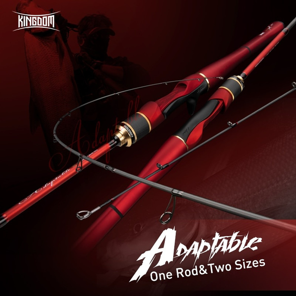 Kingdom ADAPTABLE Spinning Fishing Rods 4+1 Section 1.8m/2.1m 1.98m/2.28m  Multi-section Feeder rods Casting Fishing Travel Rod