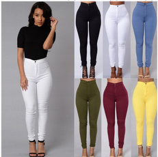 skinny jeans, pinkycolor, trousers, Elastic