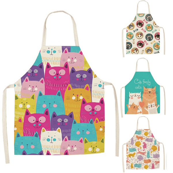 Kitchen Aprons Women, Funny Cooking Apron, Cooking Aprons Cats