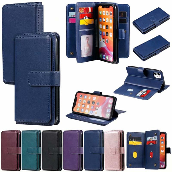 iPhone 6 / 6 Plus Leather Wallet Case with Cards & Cash