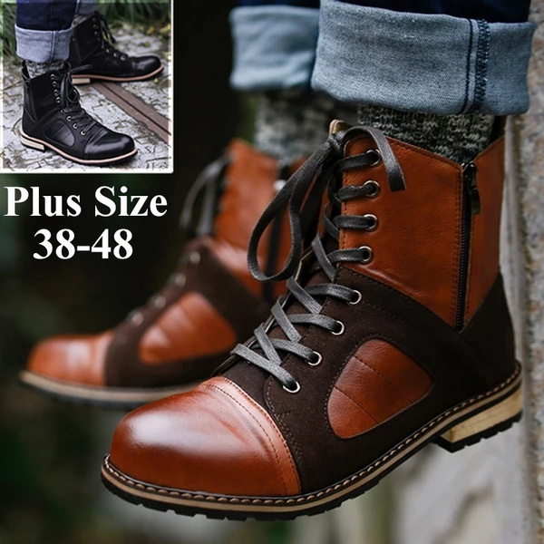 fashion high quality martin boots leather short martin british casual boots