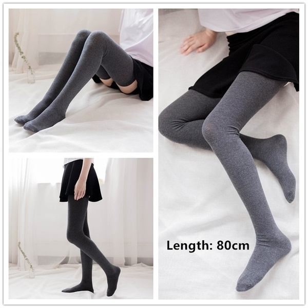 Autumn and winter stockings tall 80cmcotton socks thigh socks female knee  socks - The Little Connection