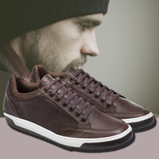 Shorts, casual leather shoes, casual shoes for men, leather