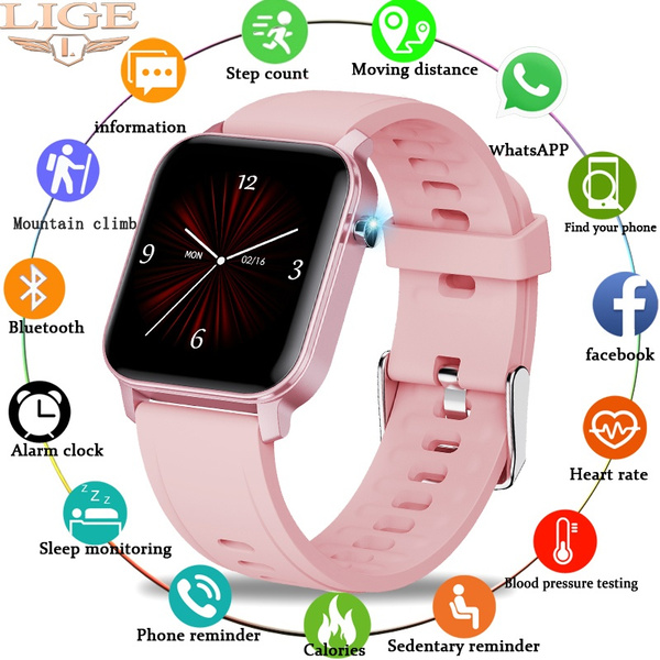 LIGE Woman Smart Watch Women Fitness Watch Smart Watch Men Waterproof Music  Weather Display for Android ios Reloj Inteligente | Wish