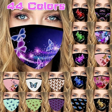 butterflyprint, animefacemask, Outdoor, Cycling