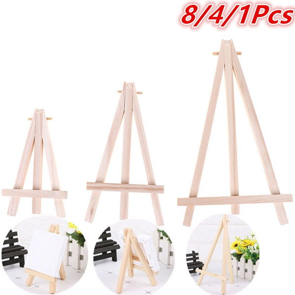 Mini Wooden Tripod Easel Display Painting Stand Card Canvas Holder