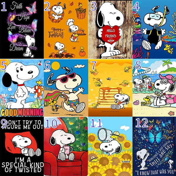 Full round diamond painting Cartoon snoopy 5D DIY diamond painting