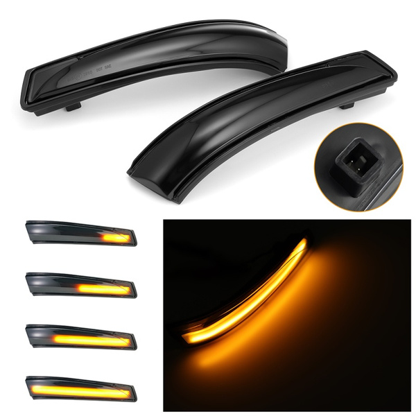 2pcs/Set Rear View Mirror Turn Signal Lights Dynamic LED Flashing