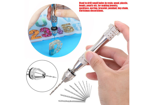 Making holes in resin jewelry Clearance