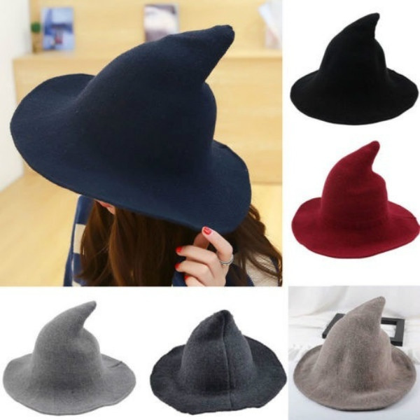 Modern Witch Hat Made From Fashionable 