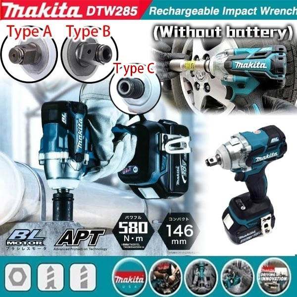 Makita best sale dtw285 18v