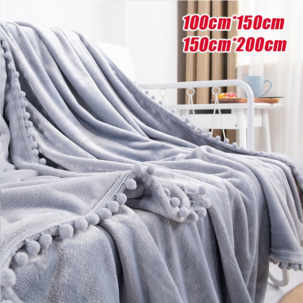Weighted Christmas Blanket Large Sofa Throw Fleece Faux Fur Single Double & King 
