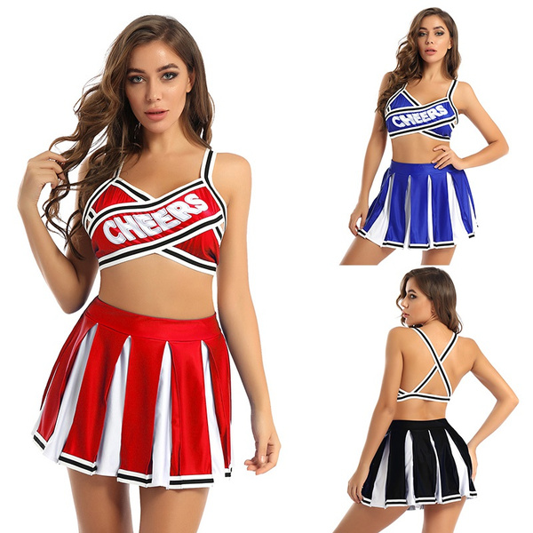 Cheerleader top and on sale skirt fancy dress