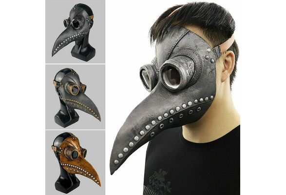 Neu Pest Doktor Maske Rabe Vogel Maske für Halloween Cosplay Kostüm PVC