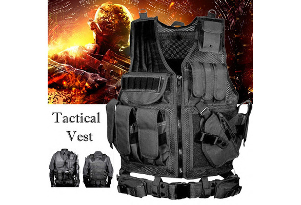Black Tactical 4 In 1 Mens Tactical Vest Fashion For CS Special Forces  Outdoor Activities Chaleco Trabajo Hombre Phin22 From Phineasravis, $42.56