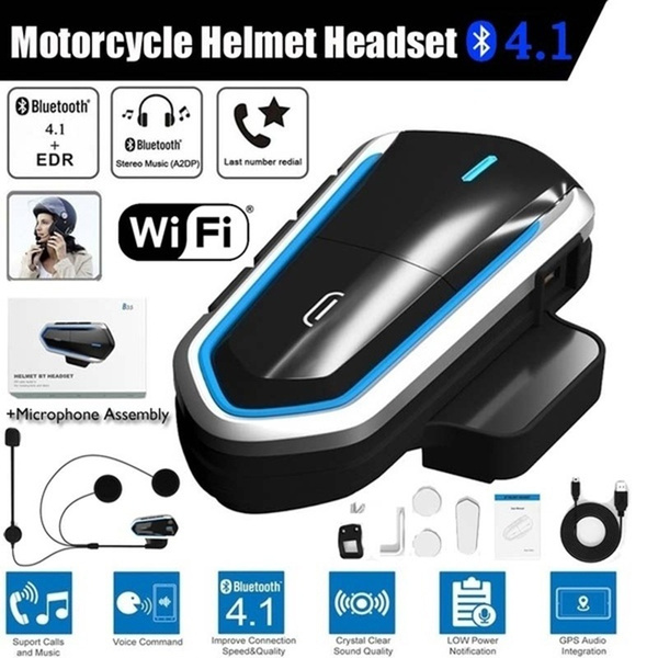Afspraak erfgoed Geschiktheid B35 Motorcycle Helmet Intercom Bluetooth 4.1 Headset Interphone | Wish
