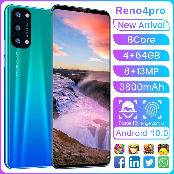 Hot Sales Reno4Pro Android 10.0 Smartphone 5.0/5.8 Inches 3800mAh