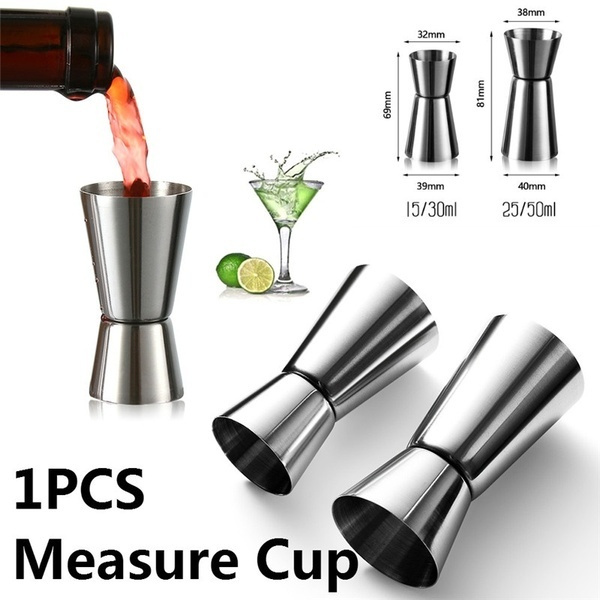 Stainless Steel Jigger Double Head Measuring Cup Cocktail Jigger