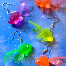 Jewelry, earringsforgirl, fish, Novelty