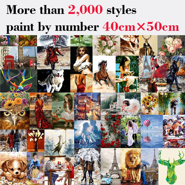 Mileelife Paintting By Numbers For Kids Adults DIY Beginner Oil