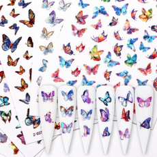butterfly, nail decals, 3dnailstickerdecal, art