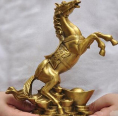 Brass, immediately, horse, Ornament