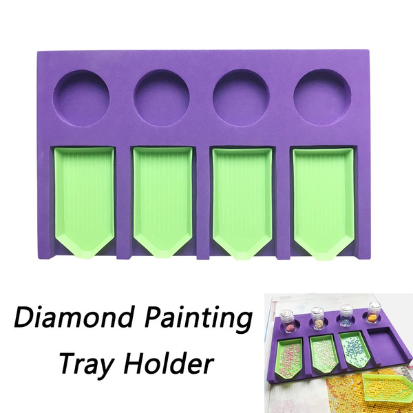 Diamond Painting Tray Organizer 4 Slots Trays Holder To Keep Trays