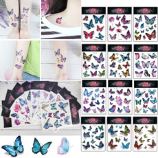 butterfly, tattoo, Fashion, art