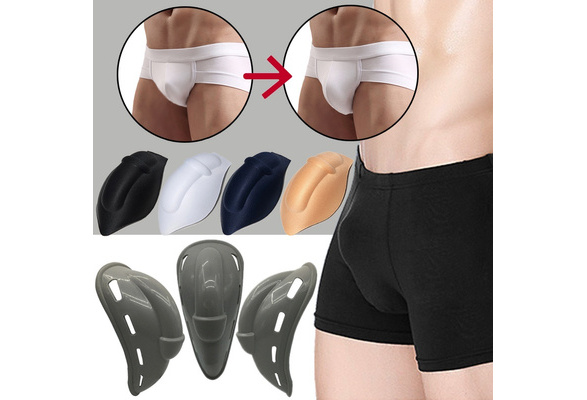 Cheap Men Enlarge Penis Bulge Pouch Removable Inside Push Up