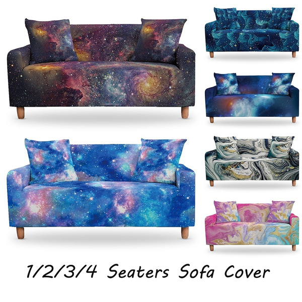 Details about   Starry Sky Texture Pattern Seater Couch Sofa Covers Stretch Slipcover Protector 