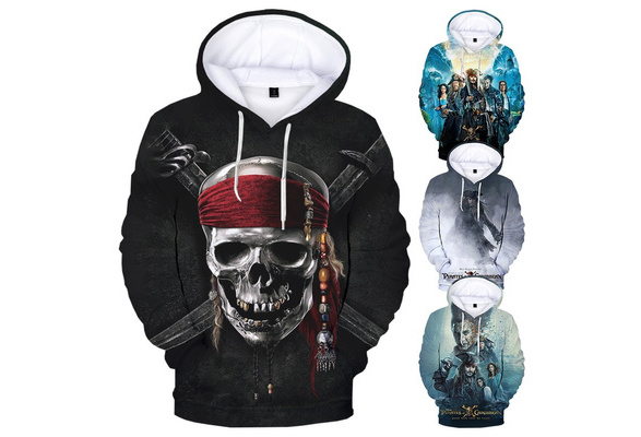 WSA Pirates of The Caribbean - 3D Street Wear Hoodie