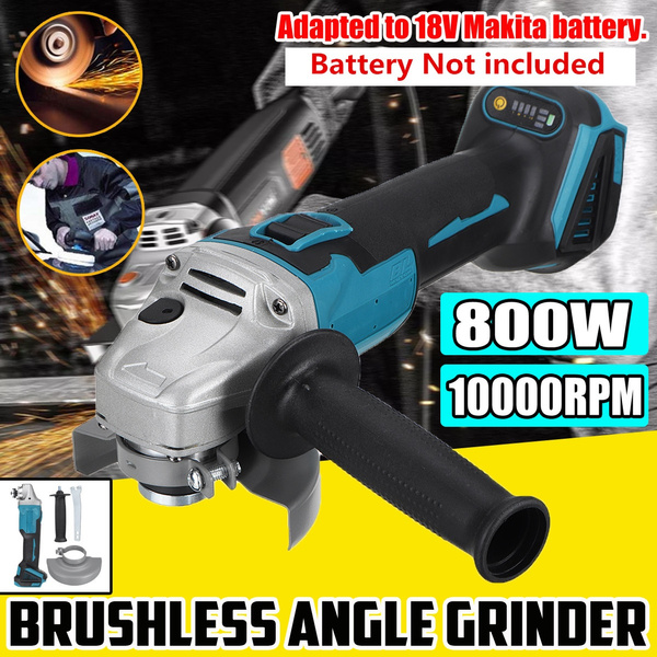 100mm 4 Speed Regulated Angle Grinder Rechargeable Li ion Battery Electric Grinder Cutting Machine Adapted To 18V Makita Battery