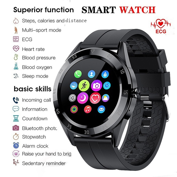 Jjmmk Men Smart Watch Ip68 Waterproof Fitness Tracker Heart Rate Blood Pressure Monitor Bluetooth Music Wristwatch Wristband Smart Band Outdoor Sport Smartwatch For Iphone Android Wish