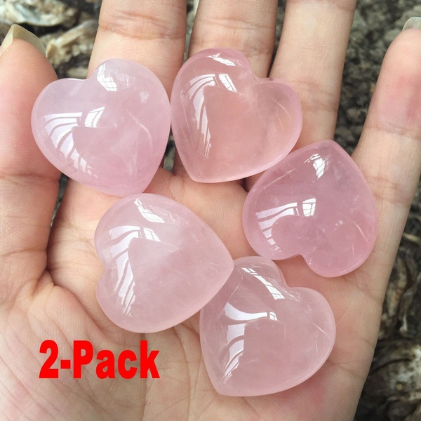 Heart shaped deals rose quartz pendant