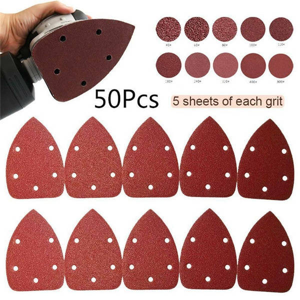 40 Mouse Detail Sanding Sheets to Fit Black and Decker Palm Sander Mixed Grits 