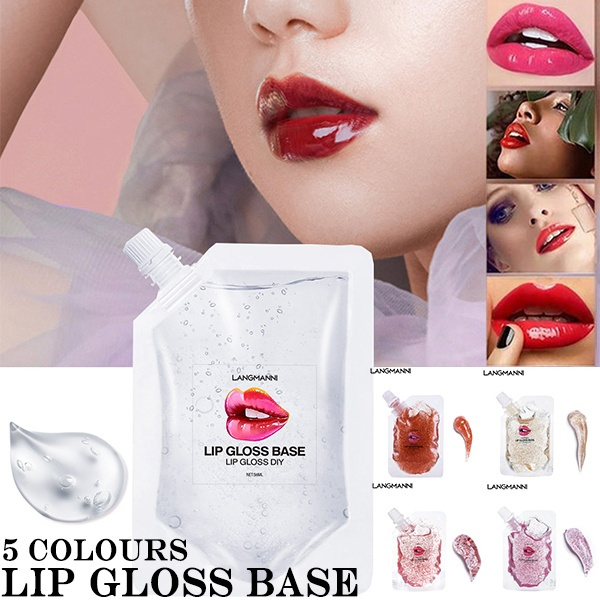 Diy Clear Lip Gloss Base Oil Non Stick Moisturizing Lipstick Material Gel Lip Gloss Base 