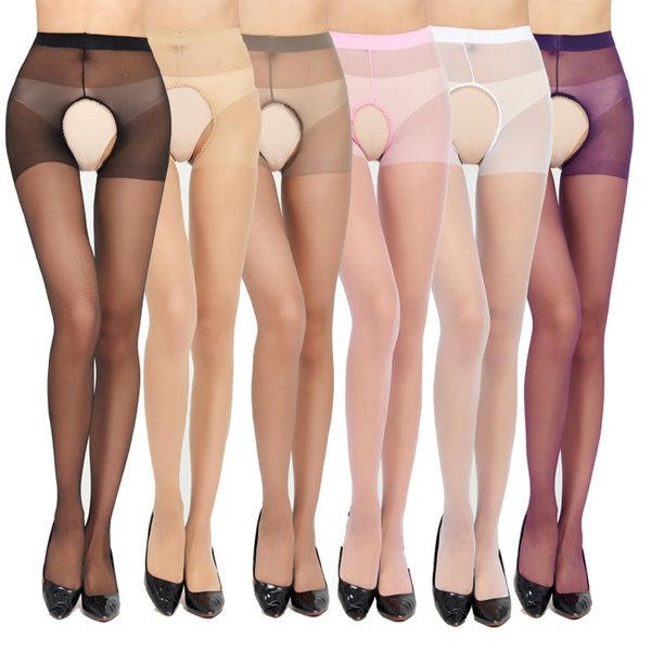 Holes Women Tights Pantyhose Thigh 