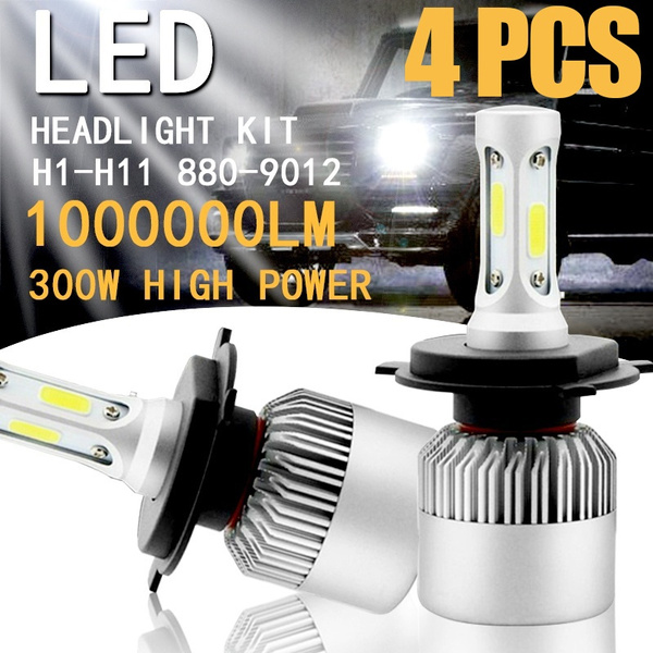 H4 (9003) High Output LED Bulbs 6000k Twin Pack