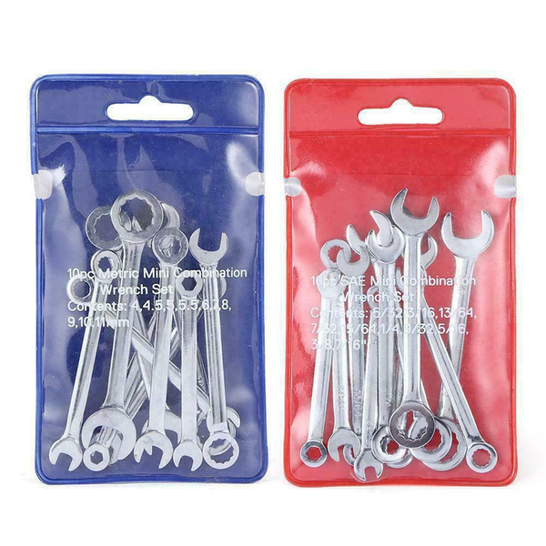 10PCS Mini Combination Wrench Spanner Set Metric Small Engineer Spanner 4-11mm