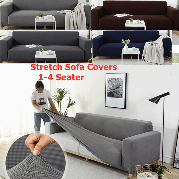 PREMIUM Elastic STRETCH SOFA COVERS Slipcover Protector Settee 1/2/3/4 Seater PREMIUM Elastic STRETCH SOFA COVERS Slipcover Protector Settee 1/2/3/4 Seater