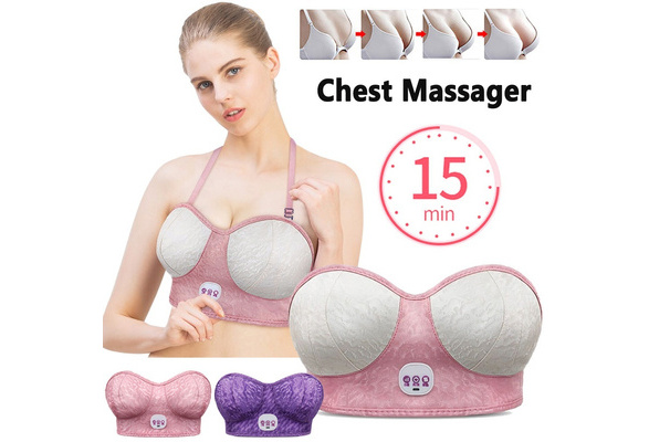 2020 NEW!!! Electric Massage Bra Breast Massager Vibration Chest Sexy  Massage Electric Instrument Electric Massage Underwear