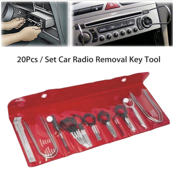 20 Pcs Professional Car Radio Audio Stereo CD Player Removal Key Tool