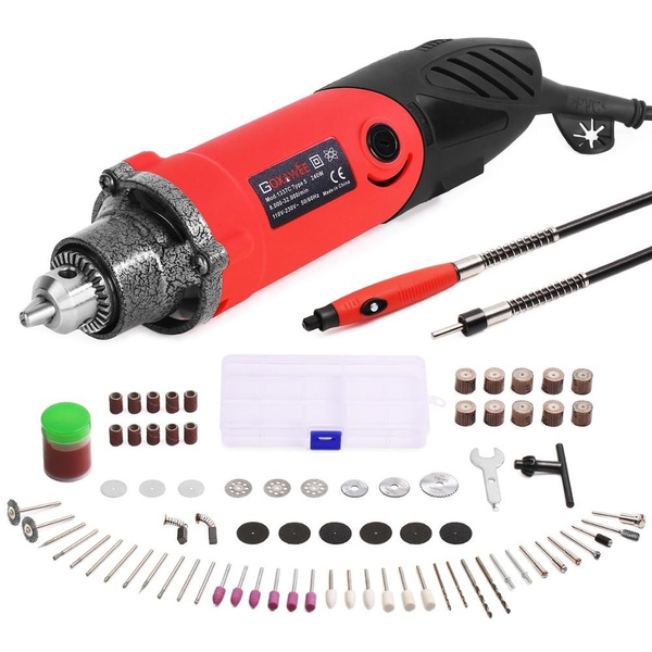 110V/220V GOXAWEE 240W Big Power Electric Mini Drill 6 Variable Speed ...