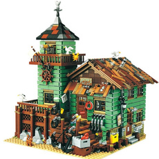 building, Educational, Set, old