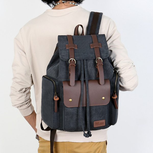 outdoor canvas backpack